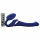 Strap-on-me S - opzetstuk luchtgolven vibrator - klein (blauw)