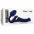 Strap-on-me S - opzetstuk luchtgolven vibrator - klein (blauw)