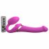 Strap-on-me M - opzetbare, luchtdruk vibrator (roze)