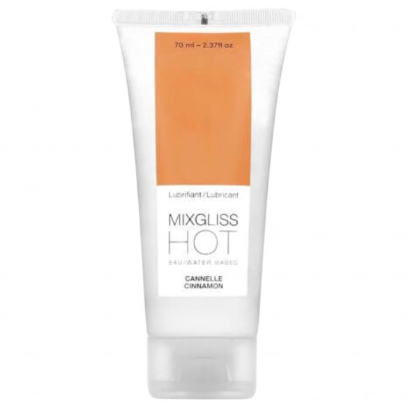 Mixgliss Hot - verwarmende, waterbasis glijmiddel - kaneel (70ml)