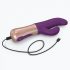 Love to Love Sassy Konijn - oplaadbare, stotende vibrator (paars)