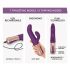 Love to Love Sassy Bunny - oplaadbare, stuwende-pulserende vibrator (paars)