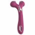 Love to Love Fireball - oplaadbare, 2in1 massage vibrator (bordeaux)