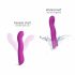 Love to Love Swap - oplaadbare, pulserende G-spot vibrator (paars)