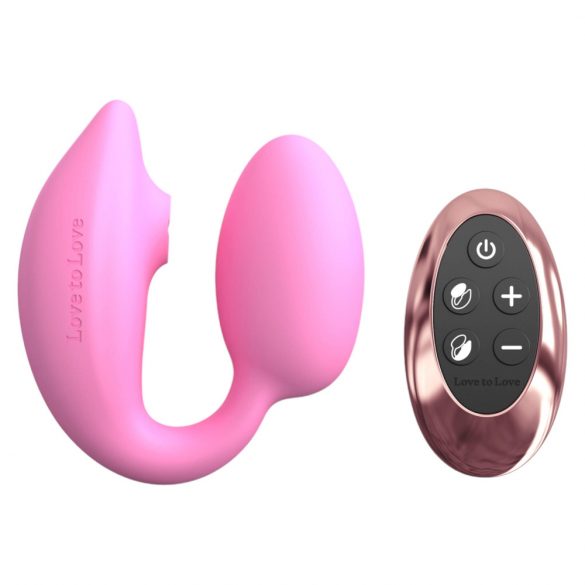 Love to Love Wonderlover - clitoris en G-spot vibrator (roze)