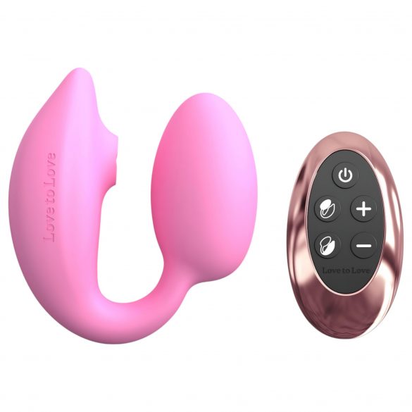 Love to Love Wonderlover - clitoris en G-spot vibrator (roze)