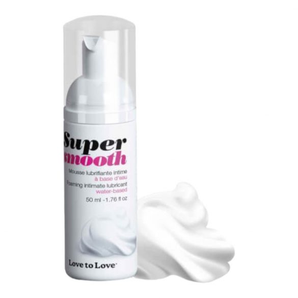 Love to Love Super Smooth - watergebaseerde glijschuim (50ml)