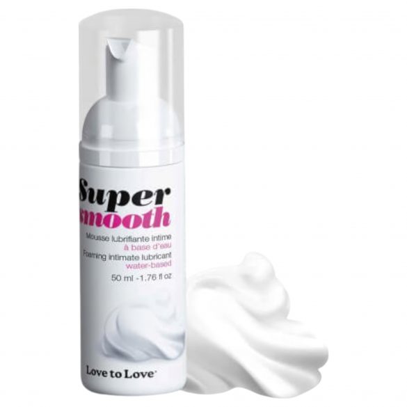 Love to Love Super Smooth - watergebaseerde glijschuim (50ml)