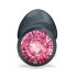 Dorcel Geisha Plug Ruby M - pink stenen anale plug (zwart)