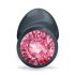 Dorcel Geisha Plug Ruby L - anale plug met roze steen (zwart)