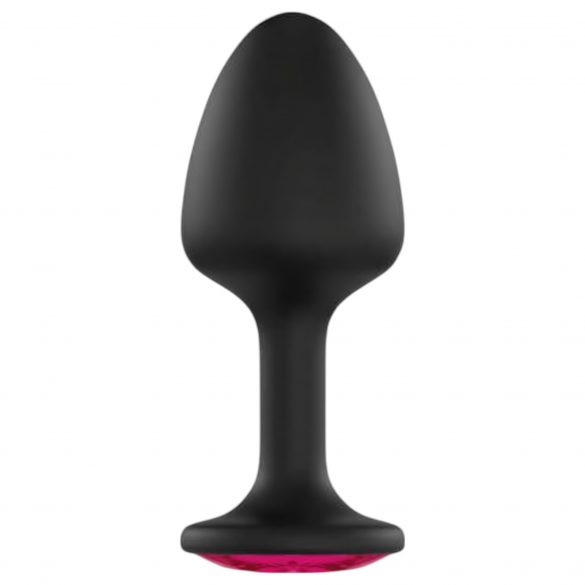 Dorcel Geisha Plug Ruby XL - roze stenen anale dildo (zwart)