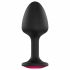 Dorcel Geisha Plug Ruby XL - roze stenen anale dildo (zwart)