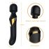 Dorcel Dual Orgasms Gold - oplaadbare, 2in1 massage vibrator (zwart)