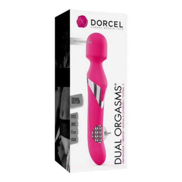 Dorcel Dual Orgasms - oplaadbare, 2in1 massage vibrator (roze)