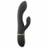 Dorcel Glam Rabbit - oplaadbare vibrators met clitoriskar (zwart)