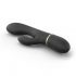 Dorcel Glam Rabbit - oplaadbare vibrators met clitoriskar (zwart)