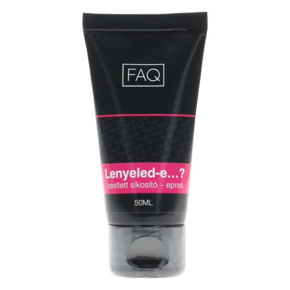 FAQ - Strawberry Flavored Lubricant (50ml) 