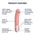 Satisfyer Master - waterdichte, oplaadbare vibrator (natuurlijk)