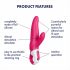 Satisfyer Mr. Rabbit - oplaadbare vibrerende clitorisstimulator (roze)