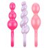 Satisfyer Booty Call - anale dildo set - kleurrijk (3-delig)