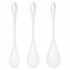 Satisfyer Yoni Power 1 - Kegel balletjes set - wit (3-delig)