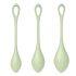 Satisfyer Yoni Power 2 - geishaballetjes set - groen (3 delig)