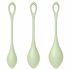 Satisfyer Yoni Power 2 - geishaballetjes set - groen (3 delig)