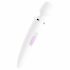 Satisfyer Wand-er Woman - waterdichte massagerende vibrator (wit)