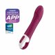 Satisfyer Big Heat - oplaadbare G-spot vibrator met verwarming (rood)