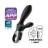 Satisfyer Heat Climax+ - slimme, verwarmende, anale vibrator met arm (zwart)