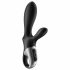 Satisfyer Heat Climax+ - slimme, verwarmende, anale vibrator met arm (zwart)