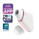 Satisfyer Love Triangle - slimme luchtgolf clitoris stimulator (wit)