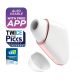 Satisfyer Love Triangle - slimme luchtdruk clitorisstimulator (wit)