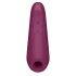 Satisfyer Curvy 1+ - slimme luchtdruk clitoris stimulator (rood)