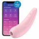 Satisfyer Curvy 2+ - slimme luchtdruk vibratiemassager (roze)