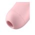 Satisfyer Curvy 2+ - slimme luchtdruk vibratiemassager (roze)