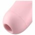 Satisfyer Curvy 2+ - slimme luchtdruk vibratiemassager (roze)