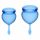 Satisfyer Feel Good - menstruatiecup set (blauw) - 2st