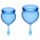 Satisfyer Feel Good - Set de Coupes Menstruelles (Bleu) - 2 Pièces