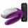 Satisfyer Double Fun - slimme, waterdichte, draadloze paar vibrator (paars)