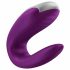 Satisfyer Double Fun - slimme, waterdichte, draadloze paar vibrator (paars)