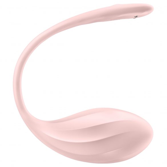 Satisfyer Ribbed Petal - draadloze vibrerende ei (roze)