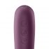 Satisfyer Dual Kiss - 2in1, oplaadbare vaginale en clitoris vibrator (paars)