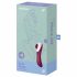 Satisfyer Dual Crush - oplaadbare vaginale en clitoris vibrator (rood)