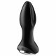 Satisfyer Rotator Plug 2 - oplaadbare, kralen anale vibrator (zwart)