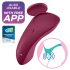 Satisfyer Sexy Secret - slimme waterdichte slipvibrator (bordeaux)