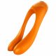 Satisfyer Candy Cane - oplaadbare, waterdichte dubbelarmige vibrator (oranje)