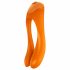 Satisfyer Candy Cane - oplaadbare, waterdichte dubbelarmige vibrator (oranje)