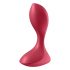 Satisfyer Backdoor Lover - oplaadbare waterdichte anale vibrator (rood)