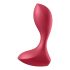 Satisfyer Backdoor Lover - oplaadbare waterdichte anale vibrator (rood)